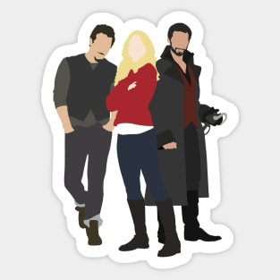 Neal, Emma, and Hook Sticker